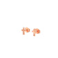 Petite Cross Stud Earrings — Sterling Silver