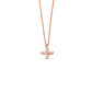 Modern Sparkle Cross Pendant Necklace – Pavé CZ Shine