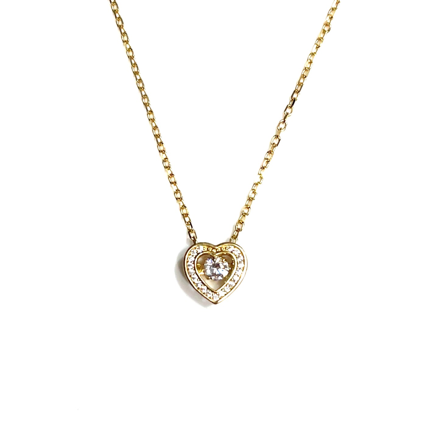 Dancing Heart Necklace – Eternal Embrace Collection
