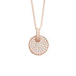 Celestial Grace – Fine Sparkle Disc Pendant