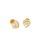 Dancing Heart Studs – Eternal Embrace Collection