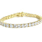 Tennis bracelet, crafted in 925 sterling silver , set with 5mm. cubic zirconia, length 17 cm.