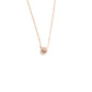 🌙 Petite Shimmer CZ Halo Pendant Necklace