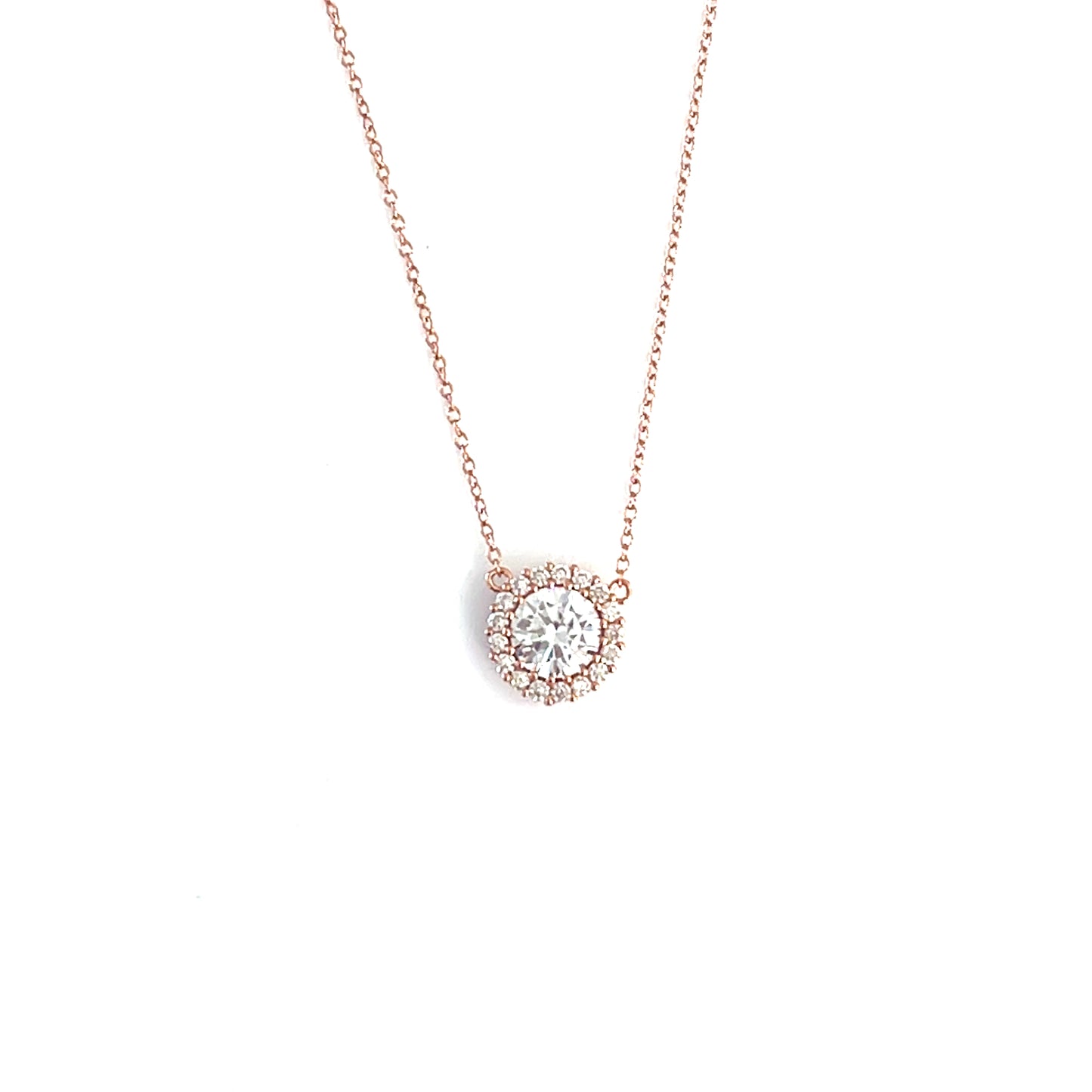 Radiant Halo Pendant – 10mm.