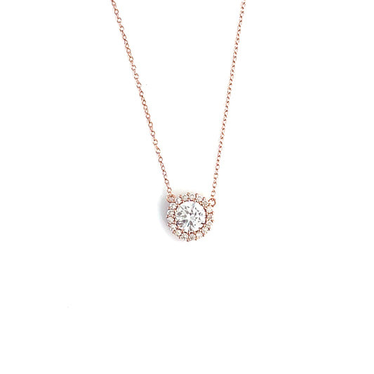 Radiant Halo Pendant – 10mm.