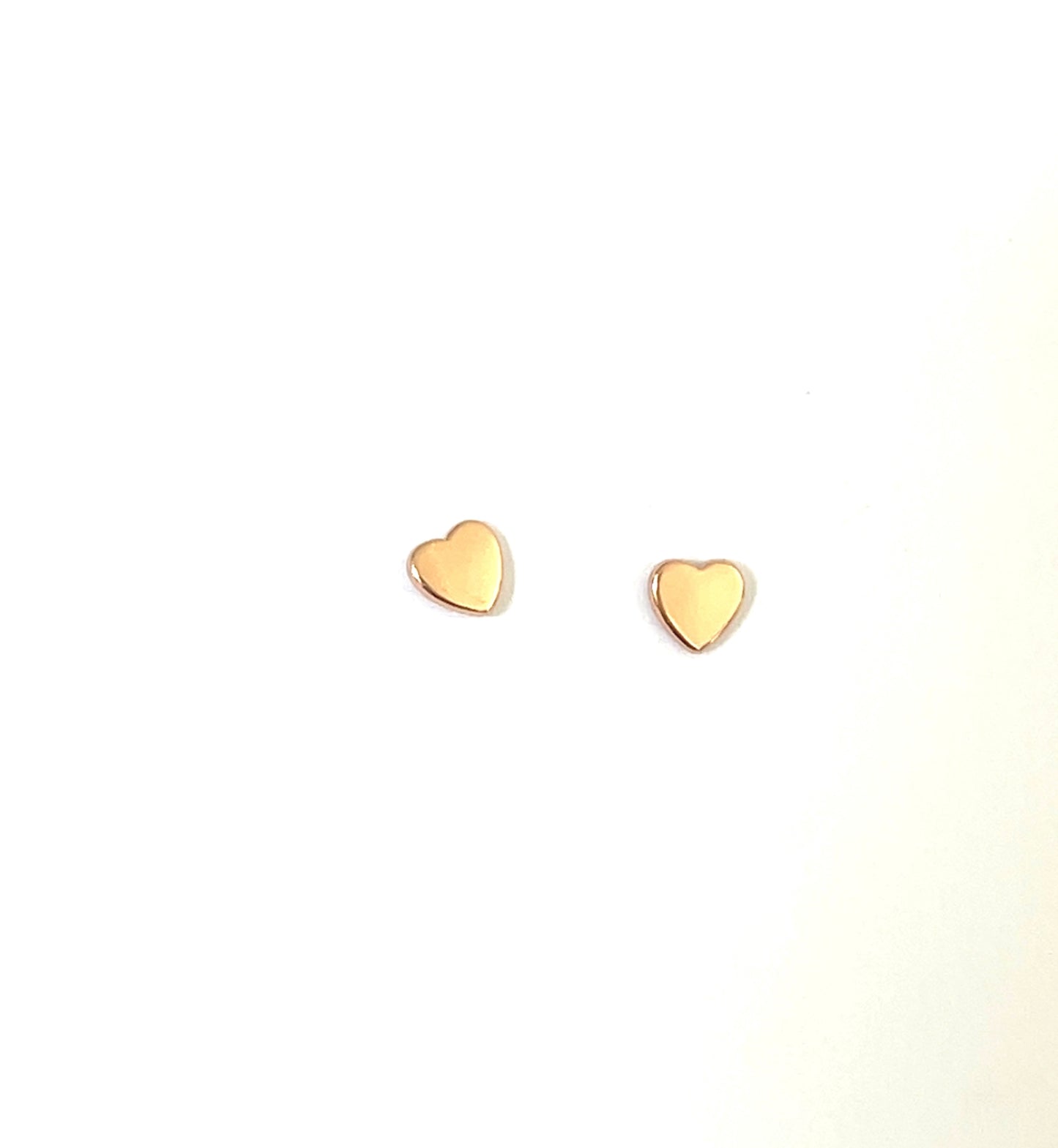 Little Luxe Polished Heart Studs