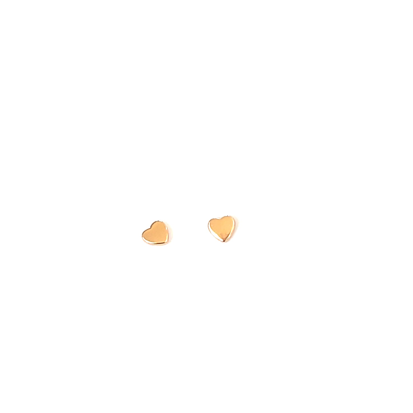 Little Luxe Polished Heart Studs