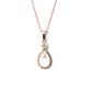Eternal Glow – Pearl Shell Teardrop Pendant