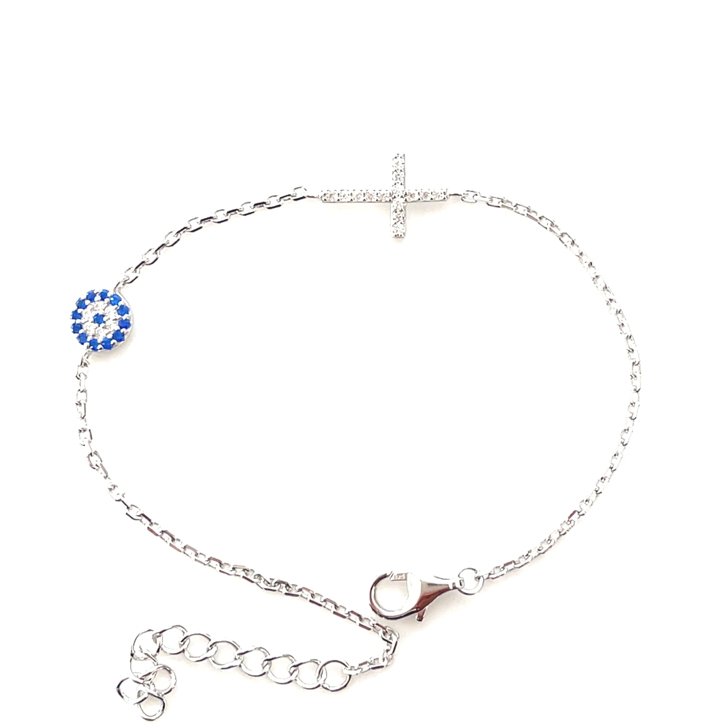 Divine Protection: Mati & Cross Bracelet