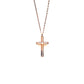 Sterling Silver Open Cross Pendant Necklace