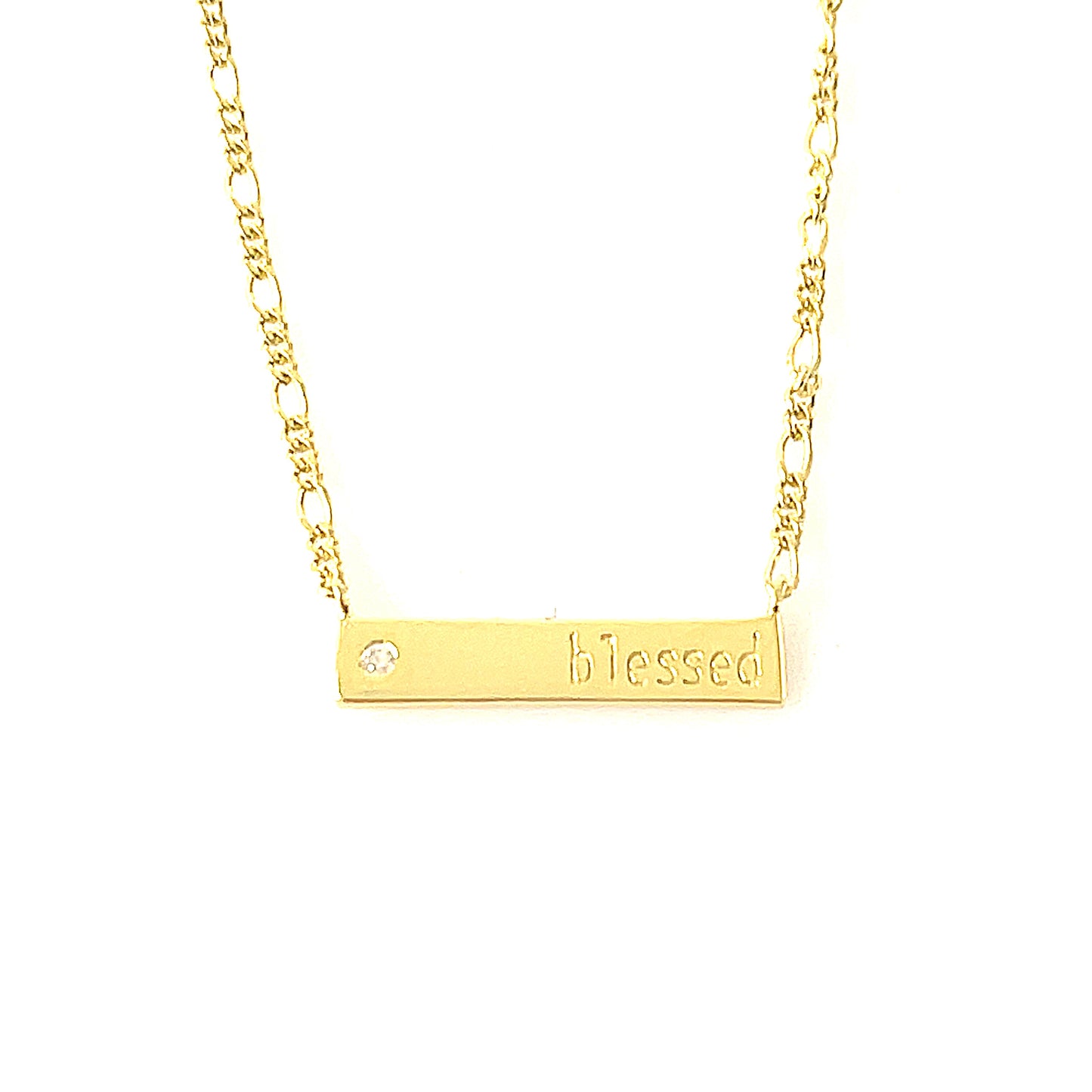 Sterling Silver Blessed Necklace