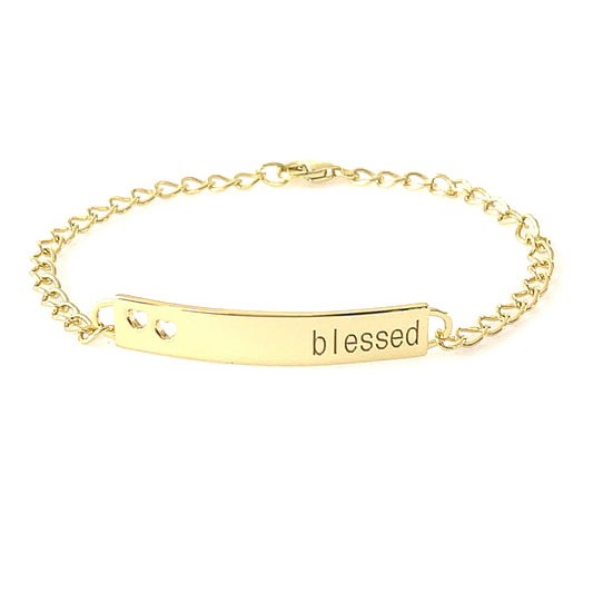 Sterling Silver Blessed Bracelet