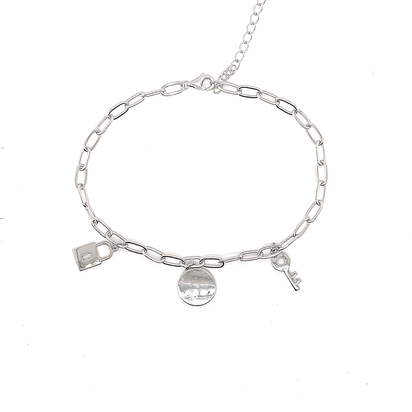 Sterling Silver Charms Bracelet